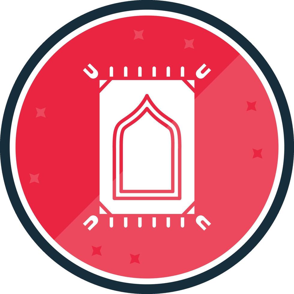 Prayer mate Glyph verse Icon vector