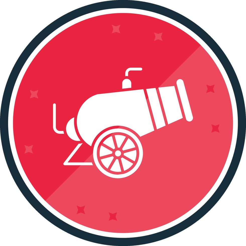 Canon Glyph verse Icon vector
