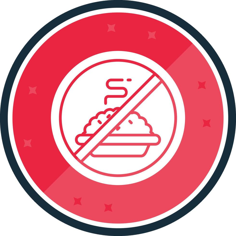 Fasting Glyph verse Icon vector