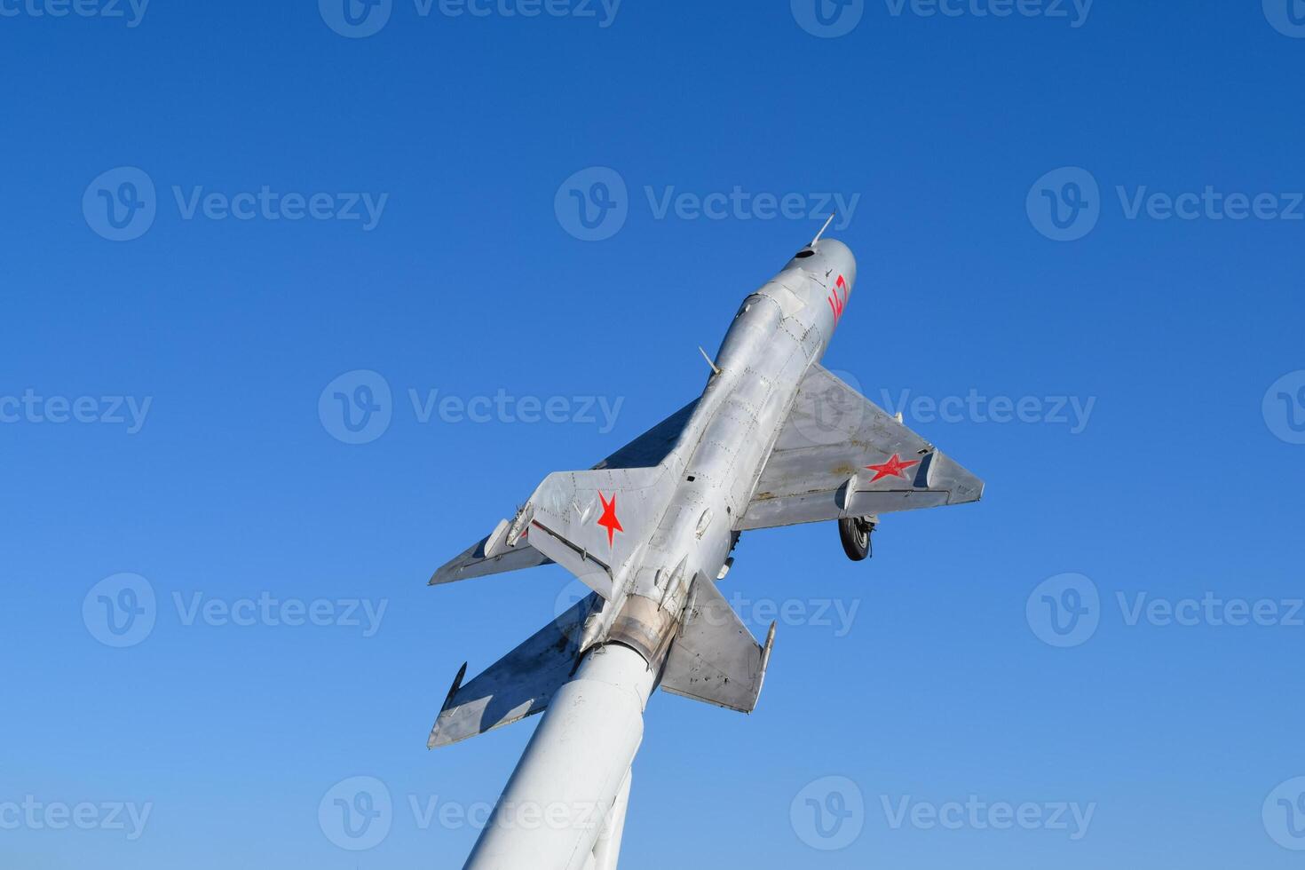 Monument to the fighter aircraft. photo