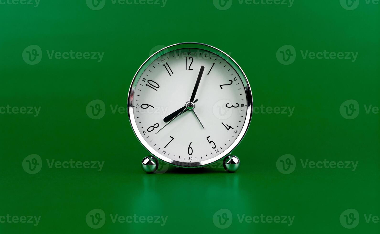 Time and work in daily life Photo of a modern clock in a high quality photo studio.