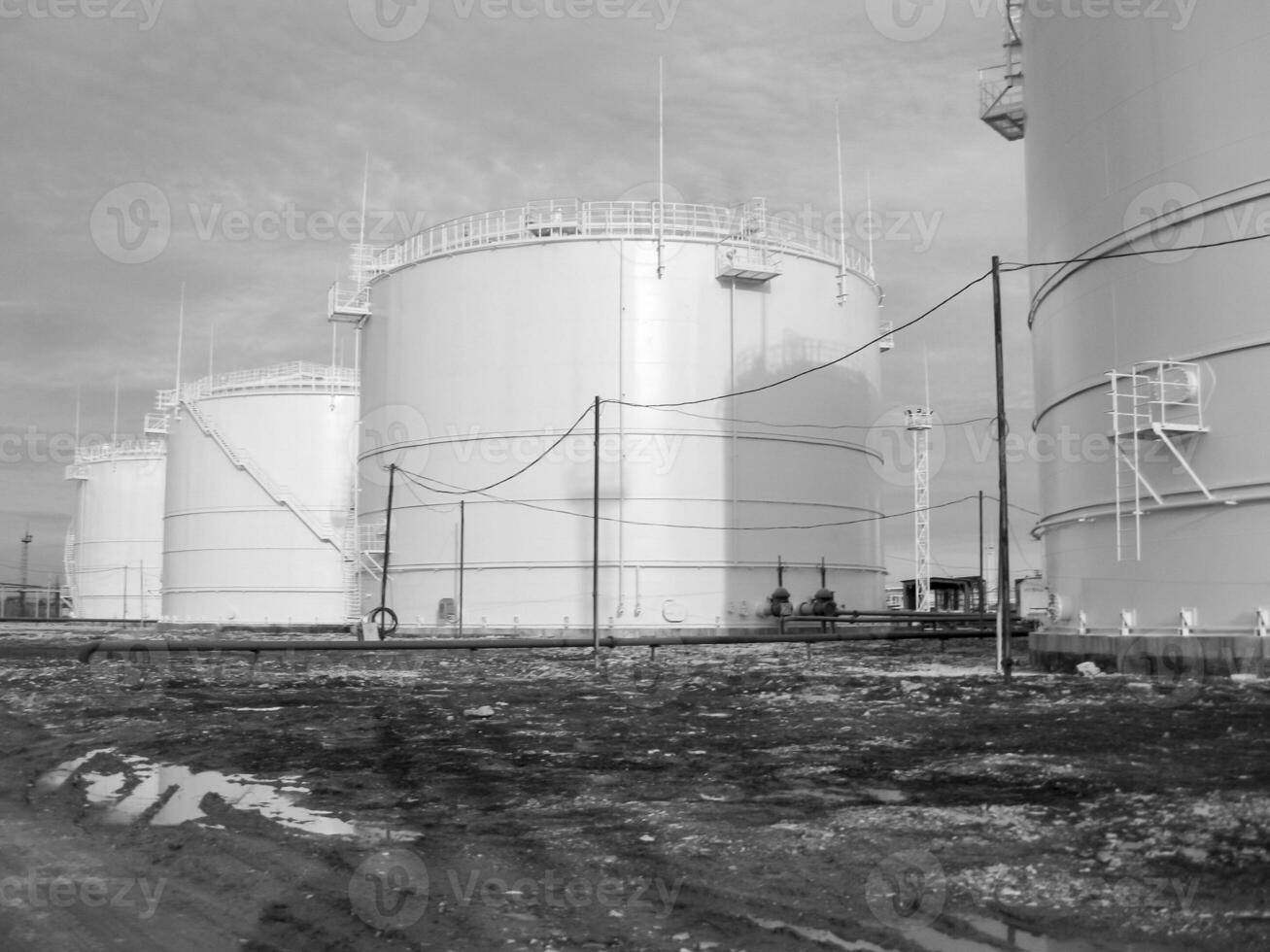 Storage tanks for petroleum products photo