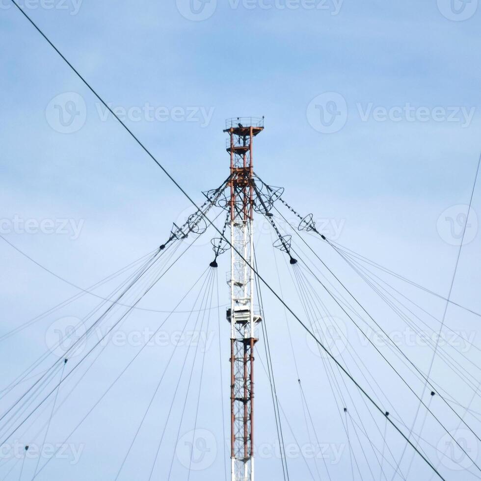 Aerial platforms for  transmission of radio waves photo