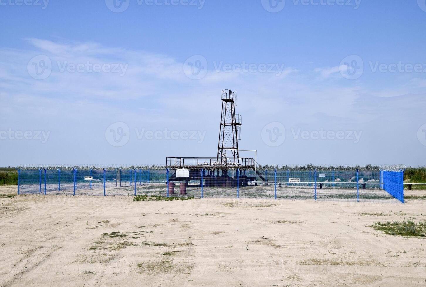 petróleo Bueno. el equipo y tecnologías en petróleo campos foto