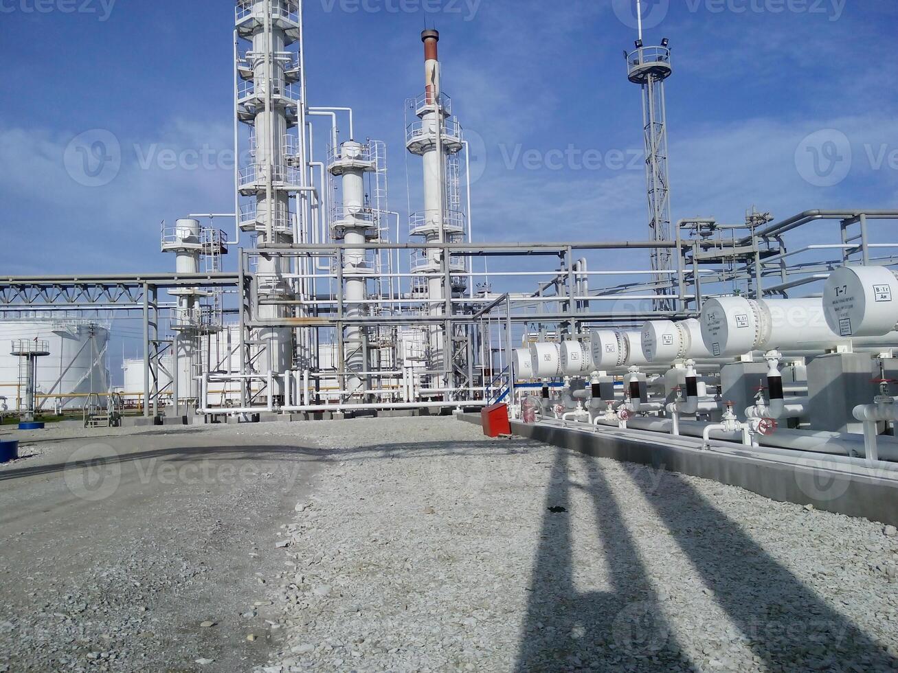 The oil refinery photo