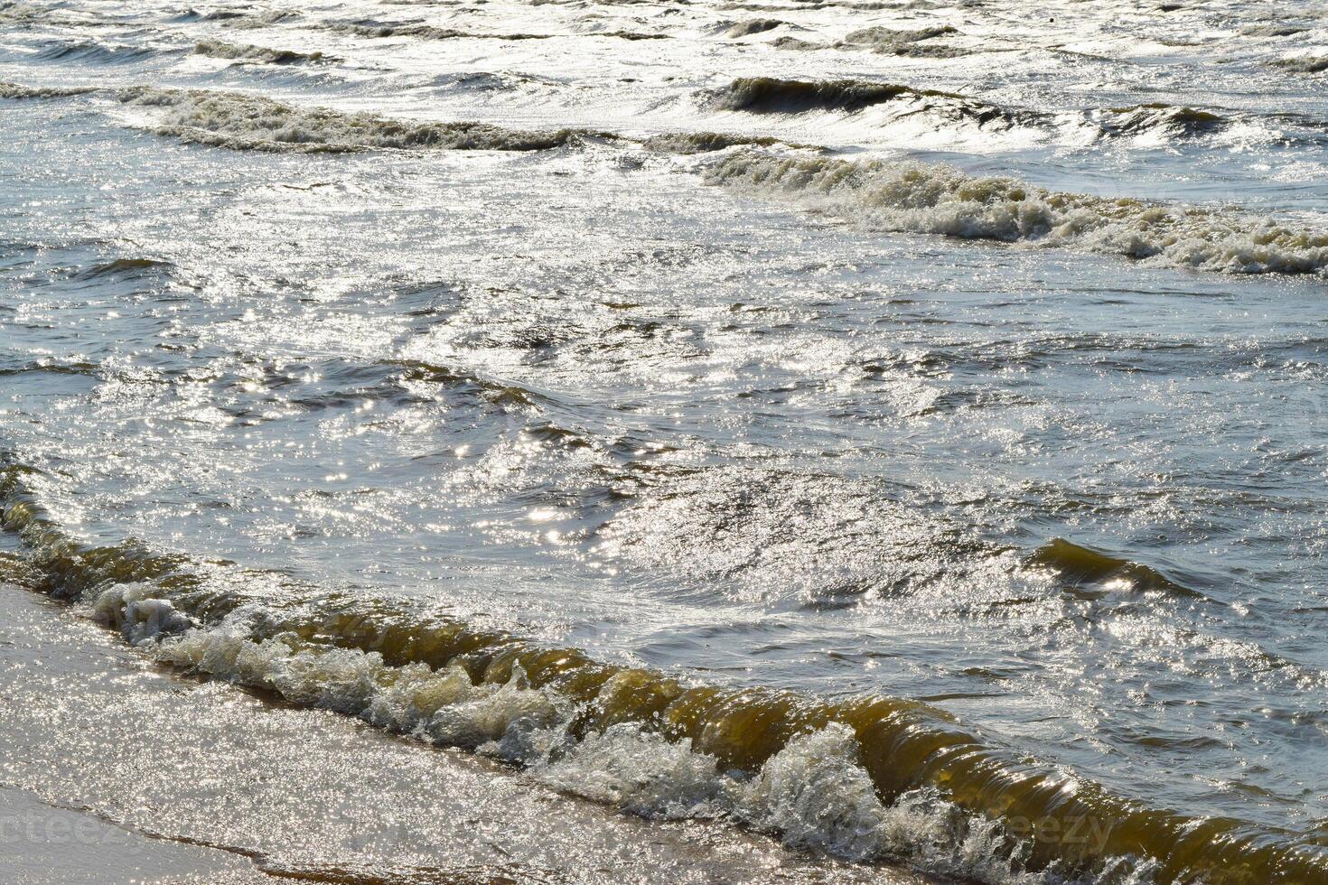 The coast of Sea Azov photo