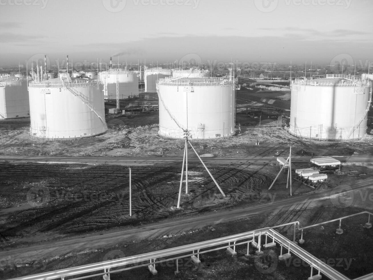 Storage tanks for petroleum products photo