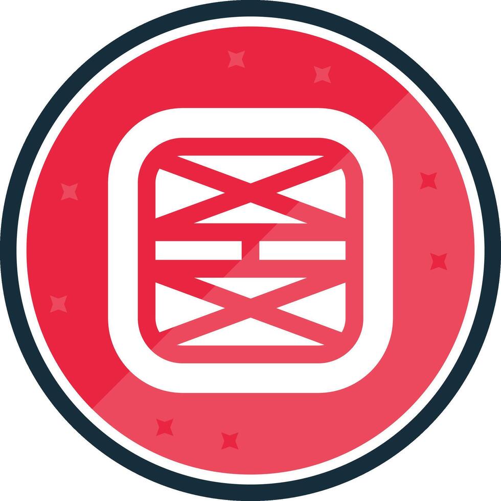 Layout Glyph verse Icon vector