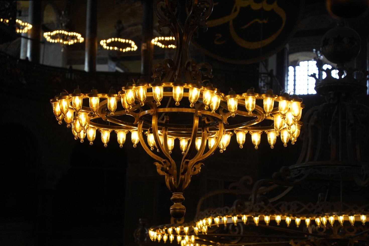 Hagia Sofia Mosque in Istanbul, Turkey - interior photo