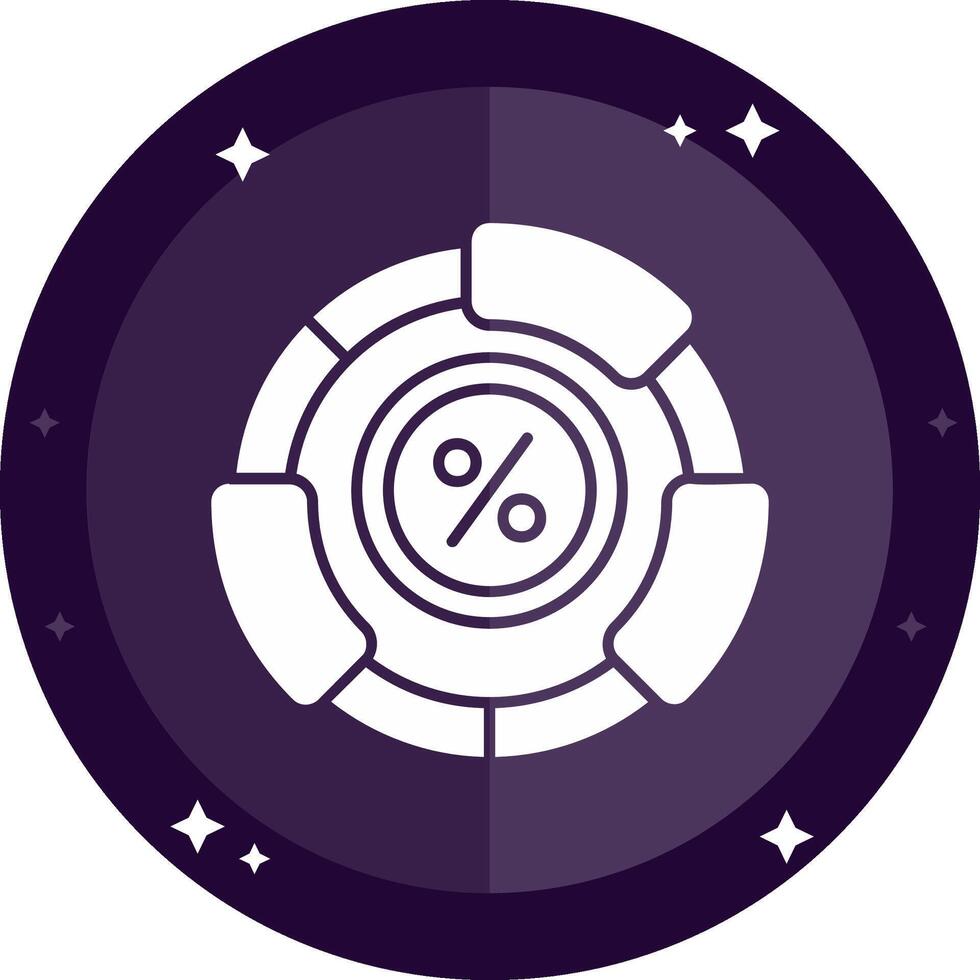 Ratio Solid badges Icon vector