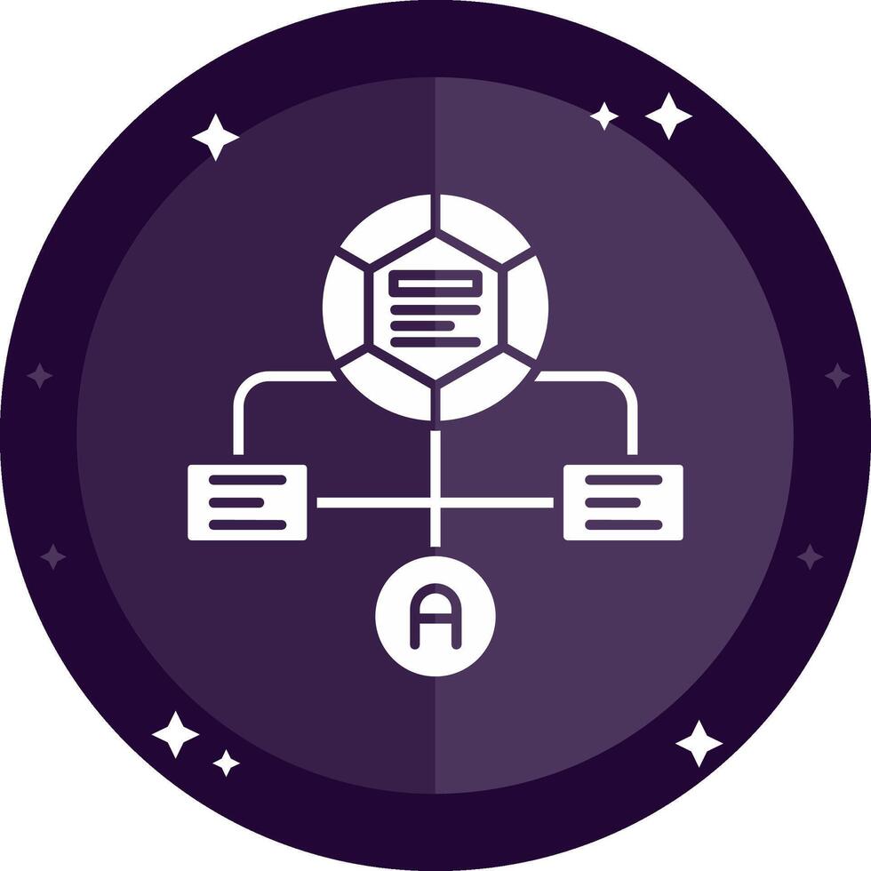 Workflow Solid badges Icon vector