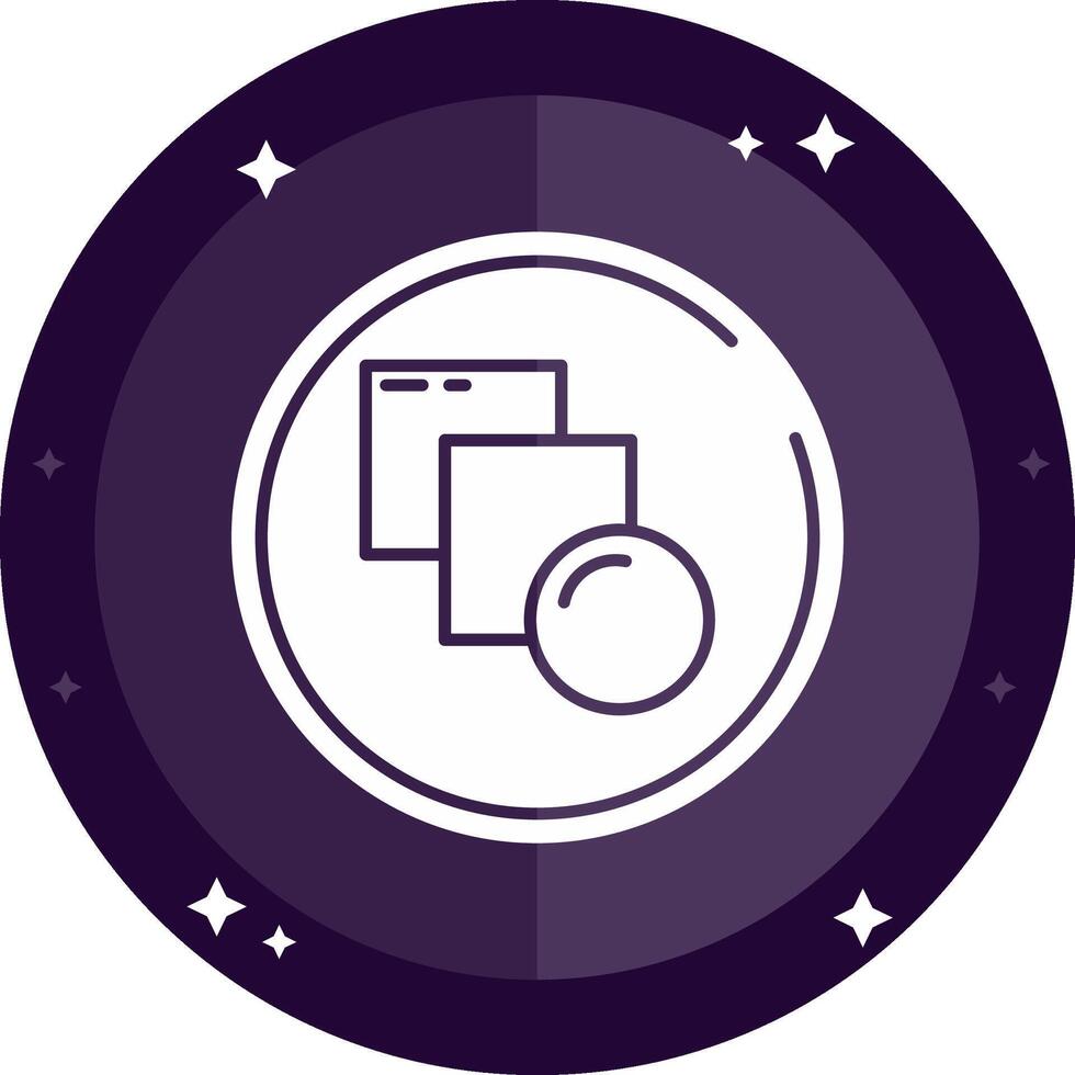 Blend Solid badges Icon vector