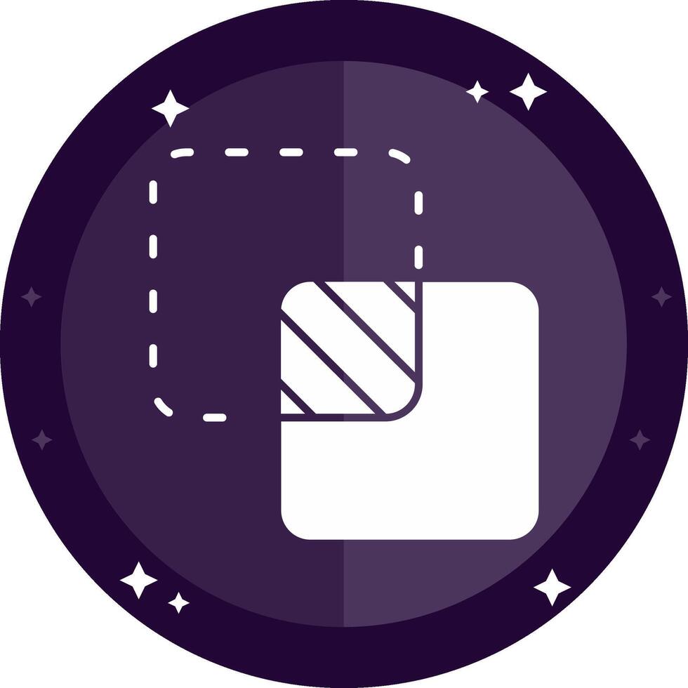 Unite Solid badges Icon vector