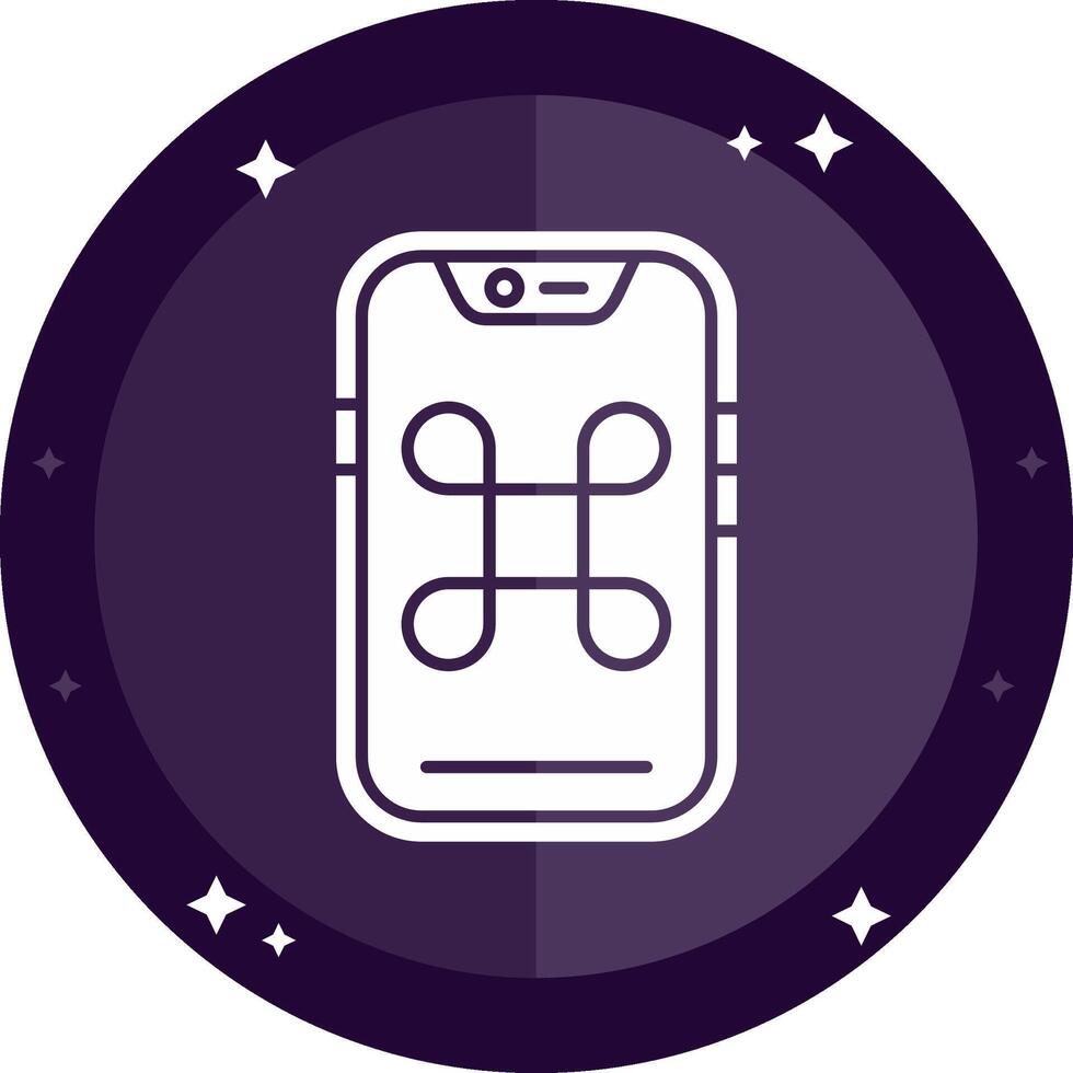 Command Solid badges Icon vector