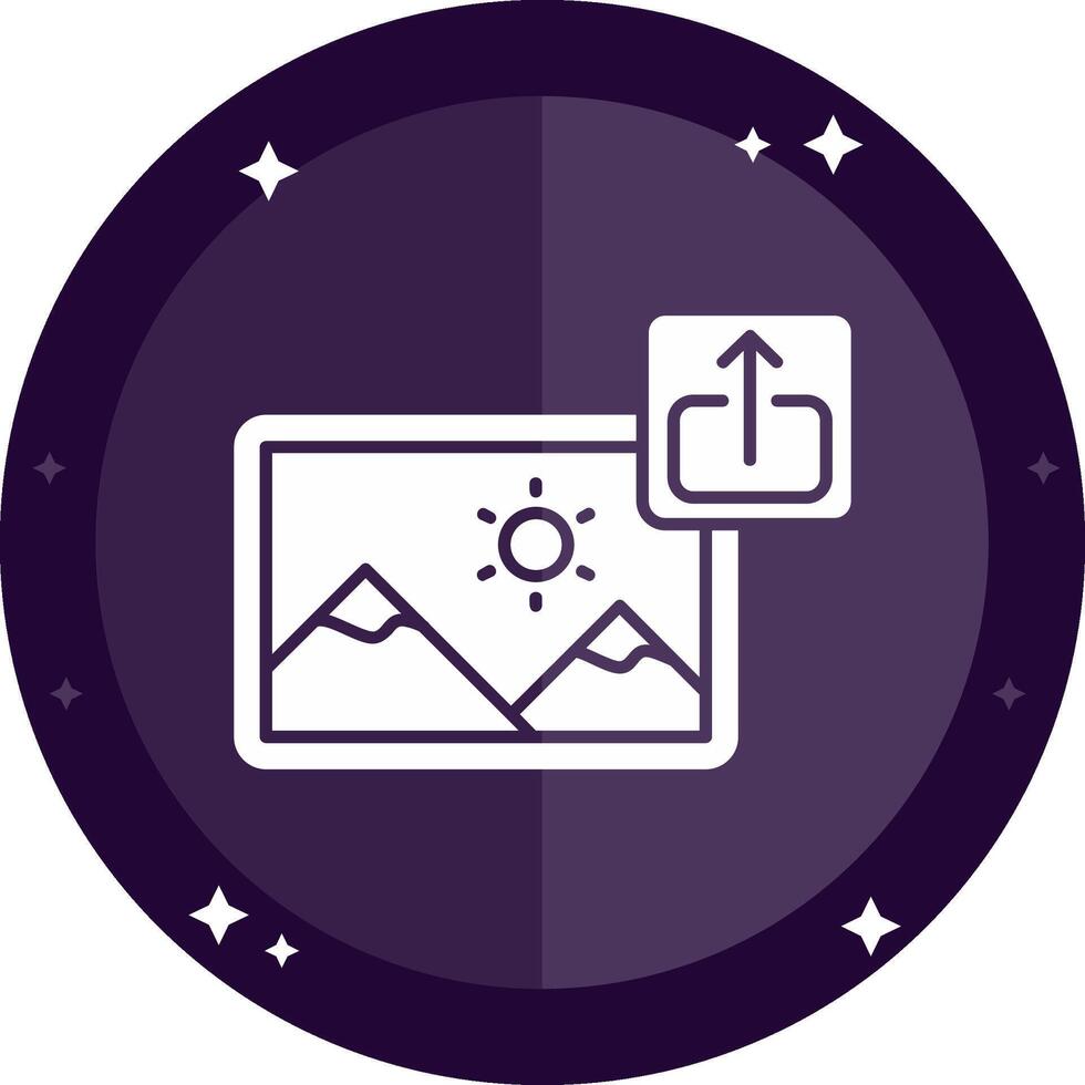 Export Solid badges Icon vector