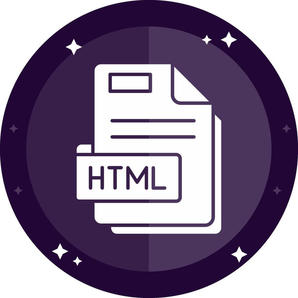Html Solid badges Icon vector