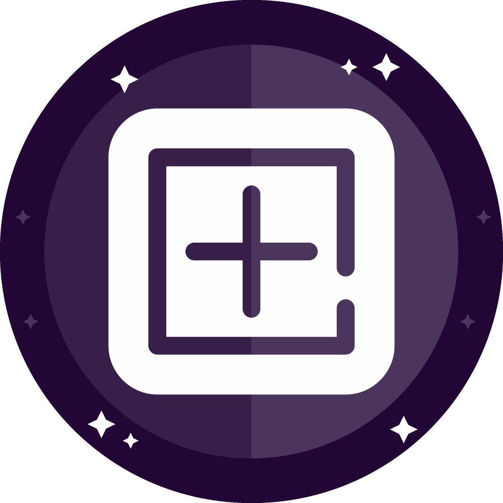 Add square Solid badges Icon vector