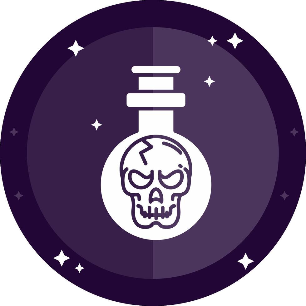 Potion Solid badges Icon vector