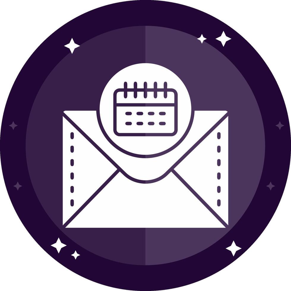 Calender Solid badges Icon vector