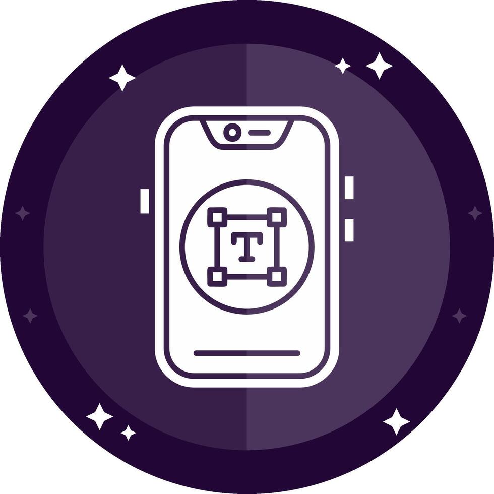 Type Solid badges Icon vector