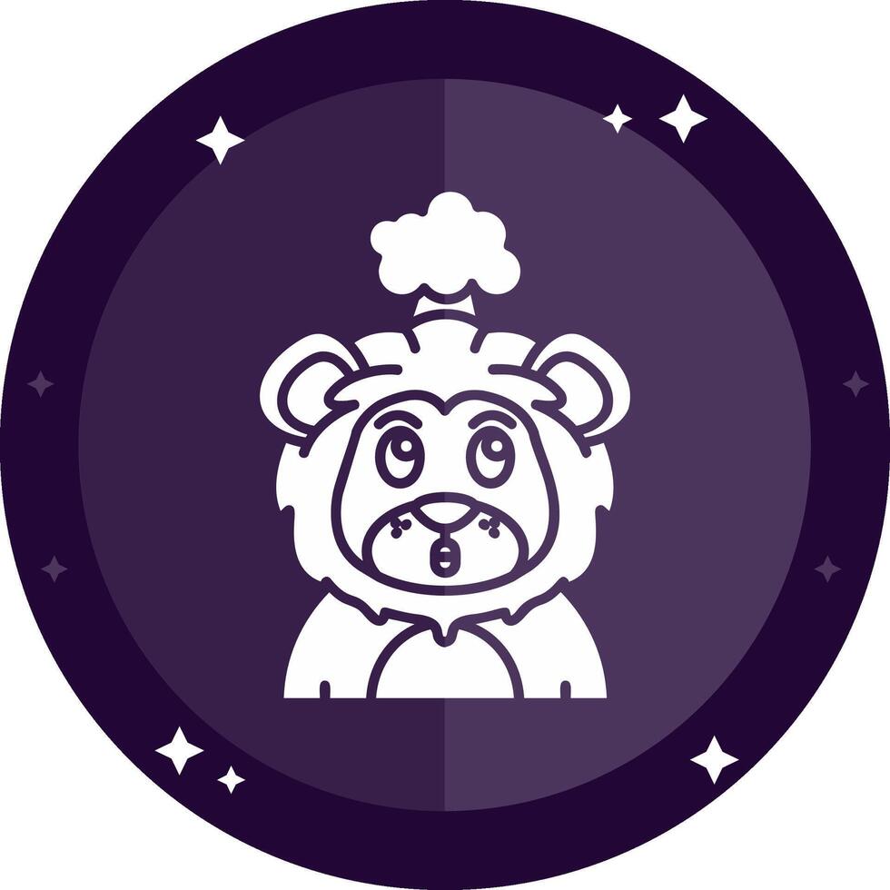Exploding Solid badges Icon vector