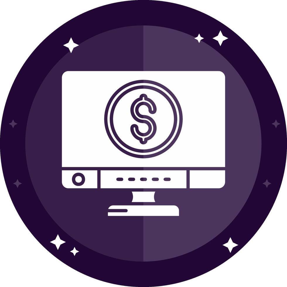Money Solid badges Icon vector