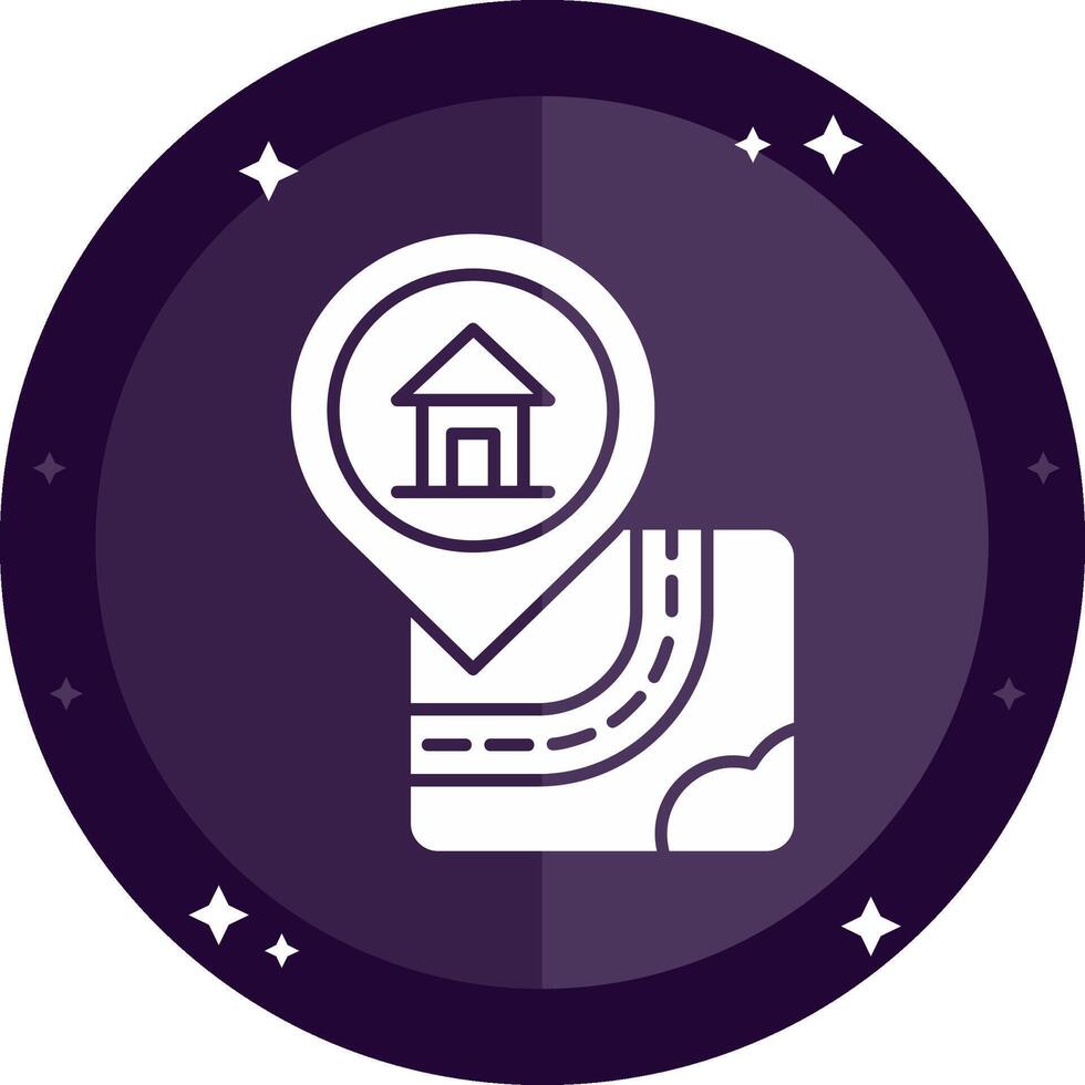 Home Solid badges Icon vector