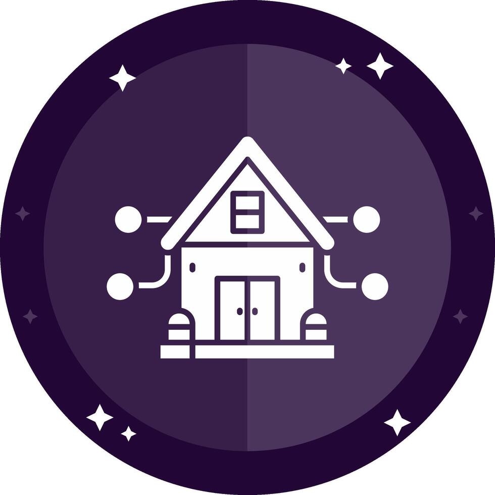 House Solid badges Icon vector