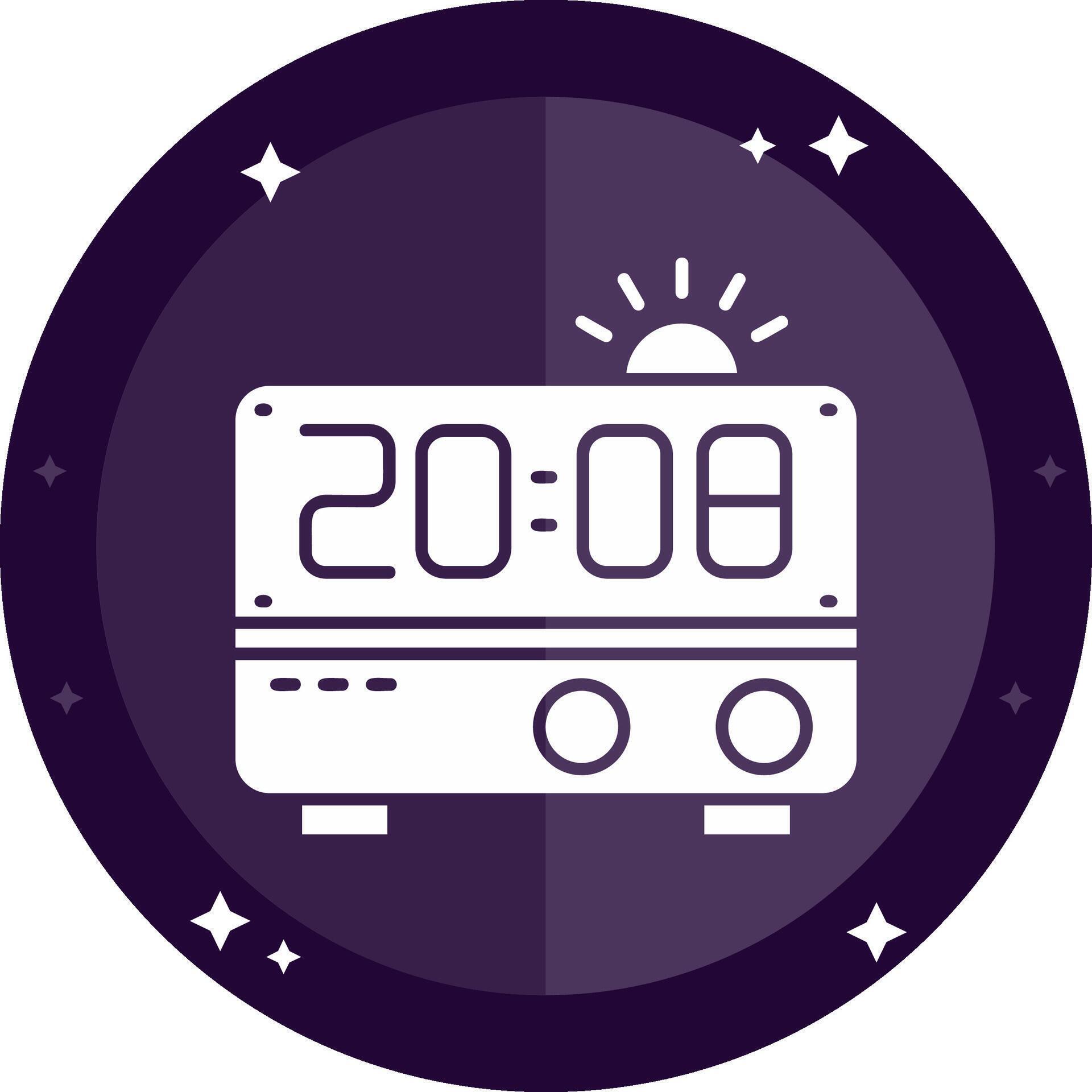 Alarm clock Solid badges Icon 38538803 Vector Art at Vecteezy