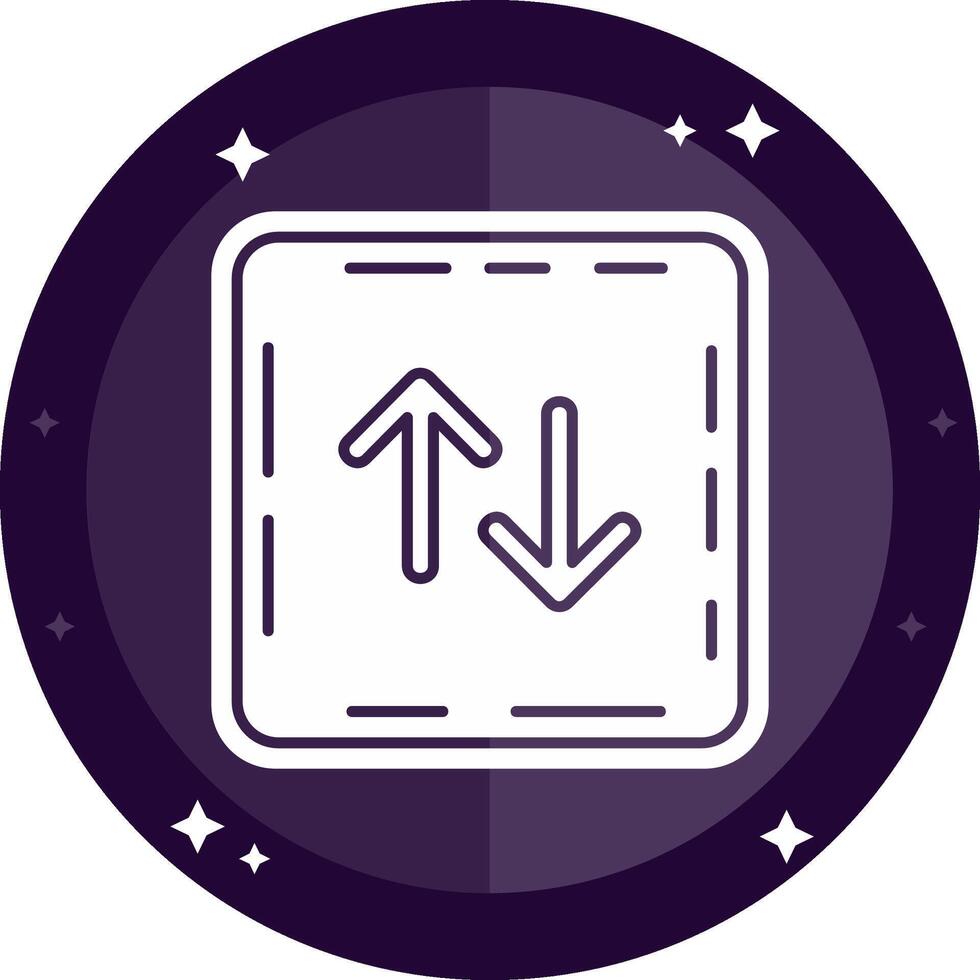Swap Solid badges Icon vector
