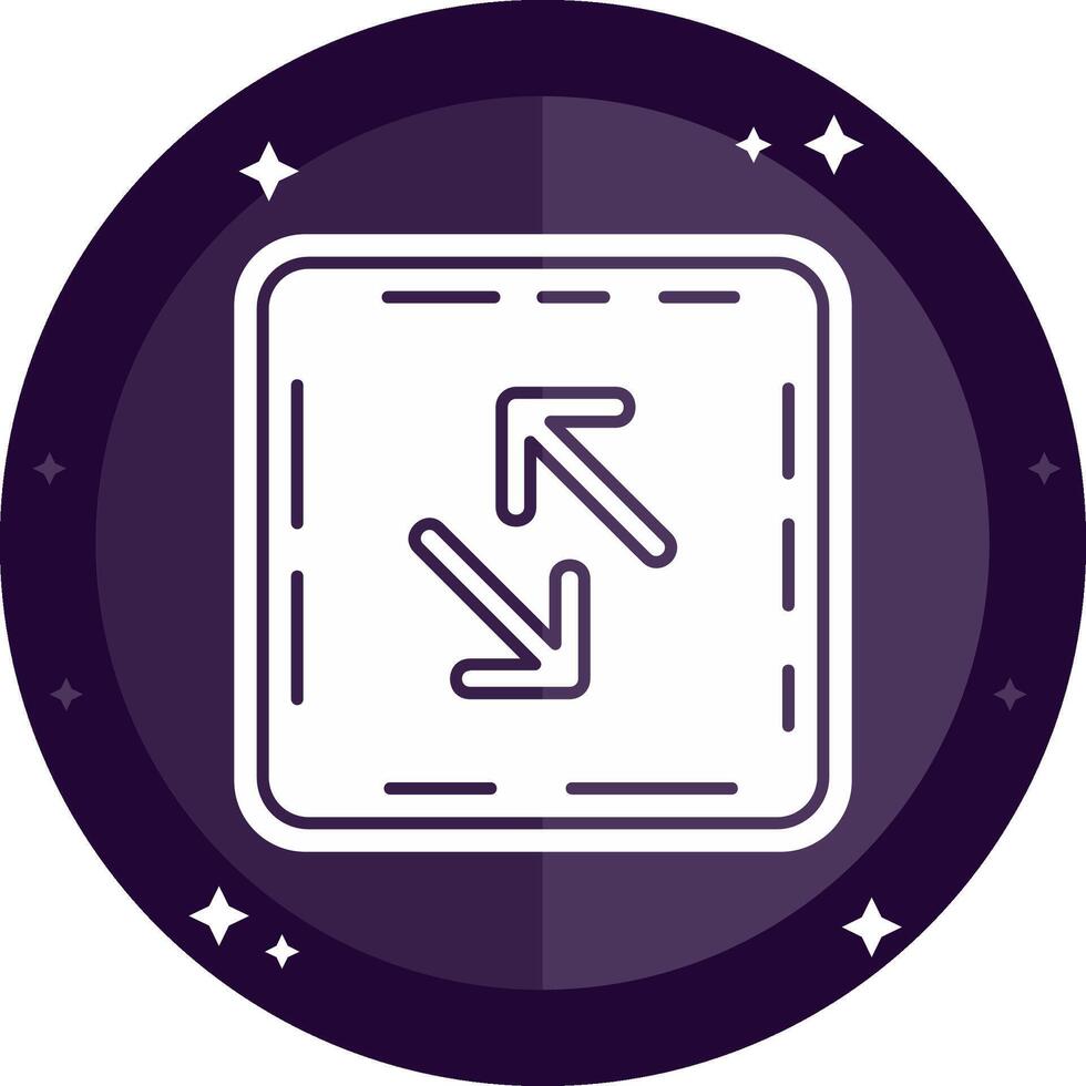 Swap Solid badges Icon vector