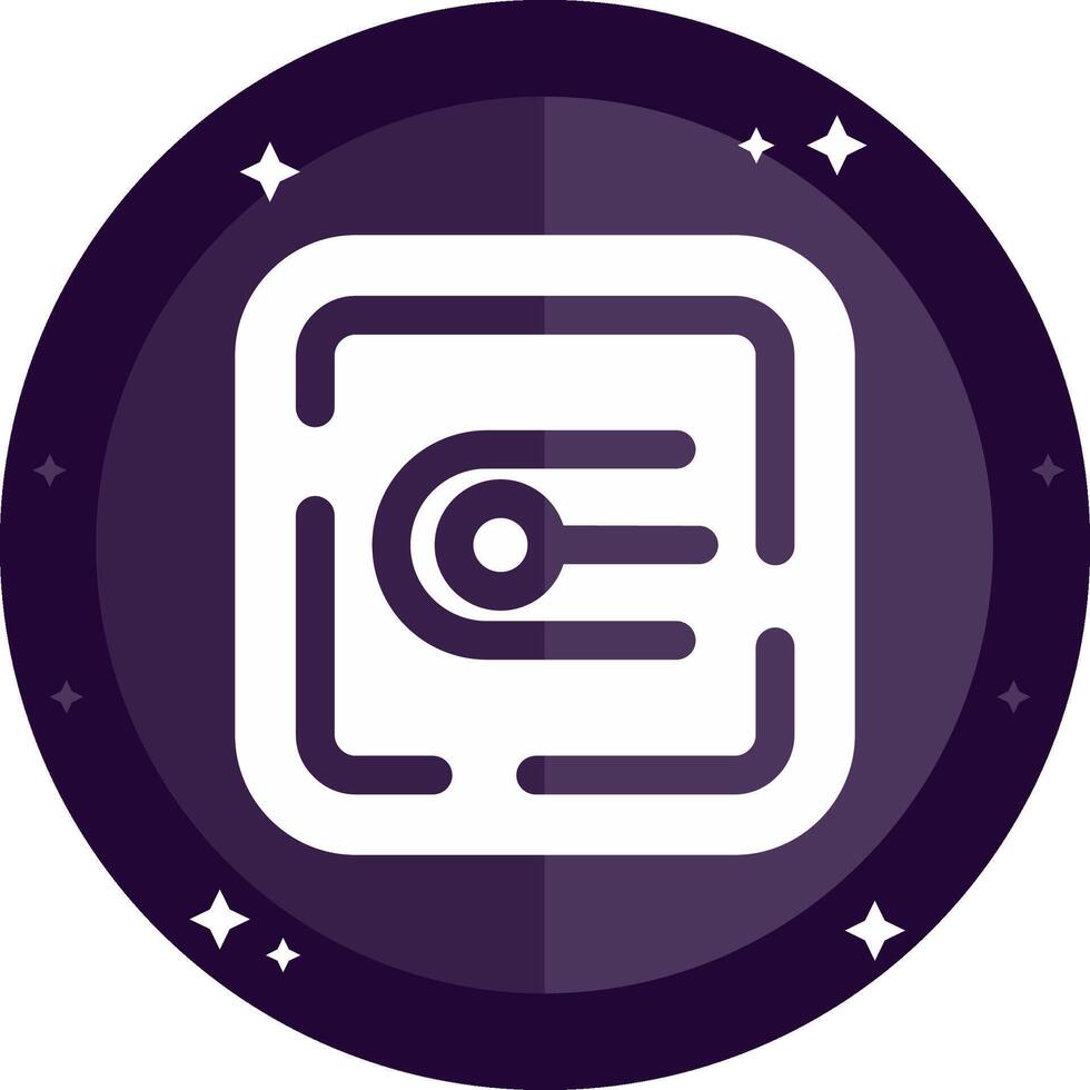 Endpoint Solid badges Icon vector