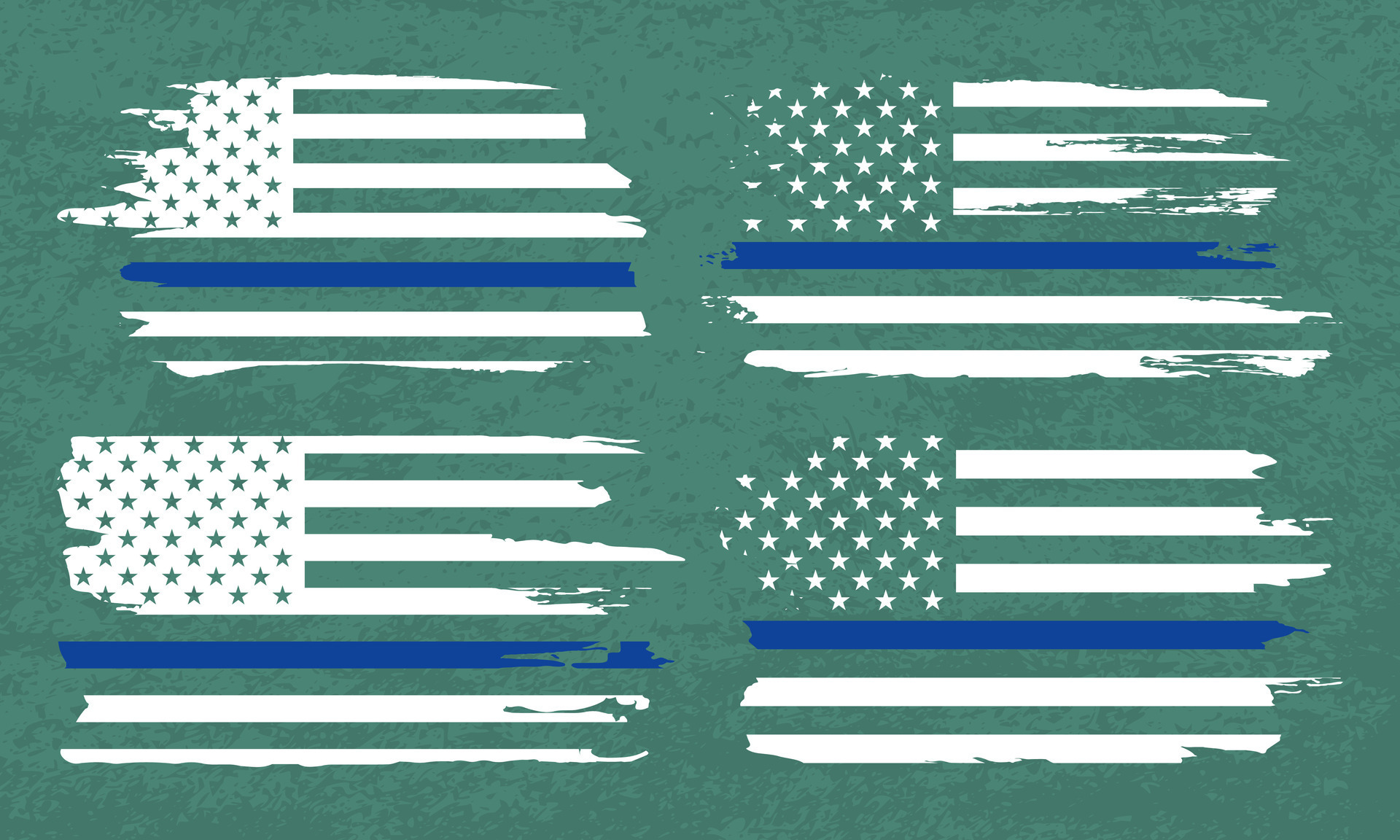 Thin Blue Line Police Officer American Flag, American Flag Blue Line