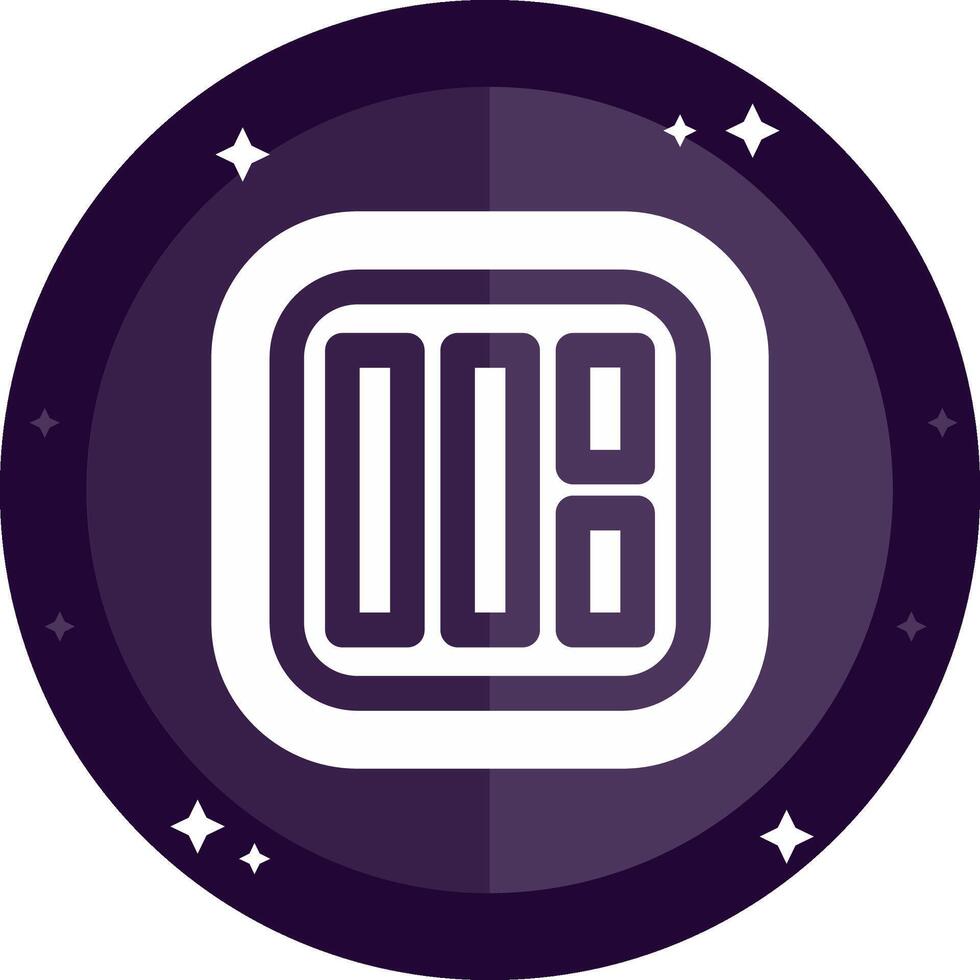 Layout Solid badges Icon vector