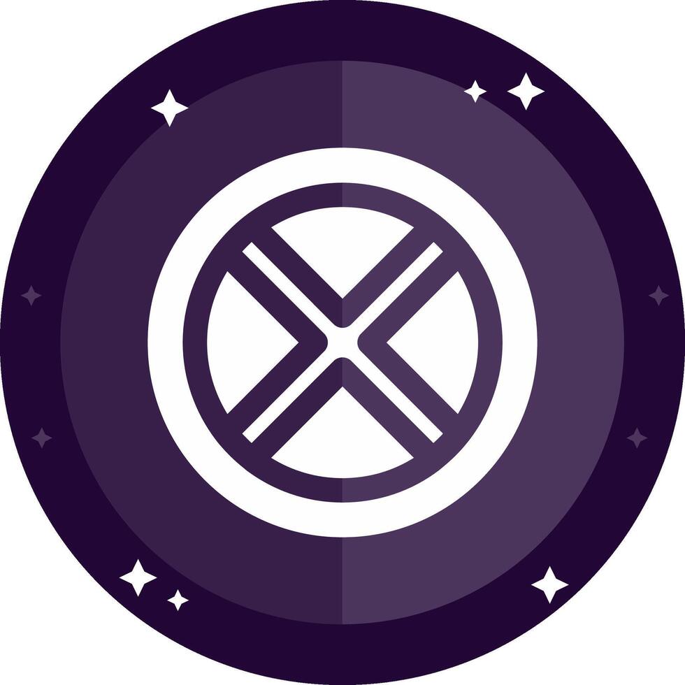 Block 2 Solid badges Icon vector