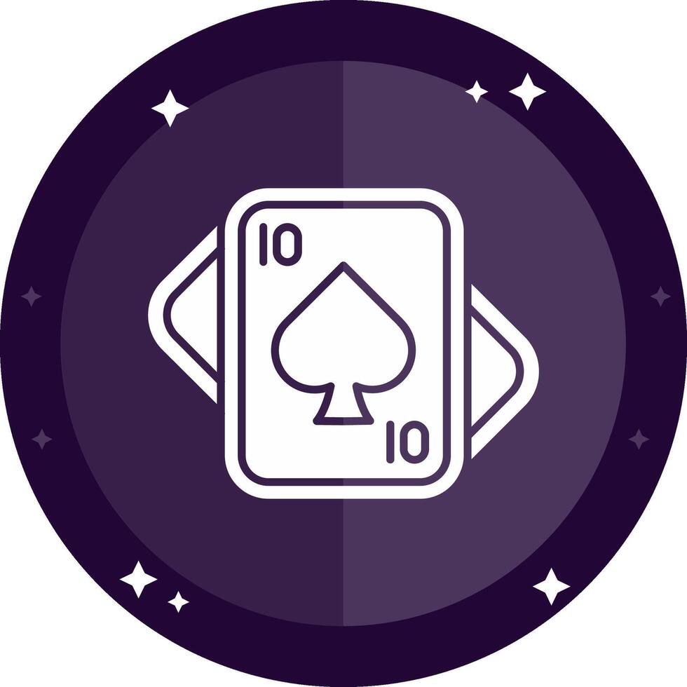 Spades Solid badges Icon vector