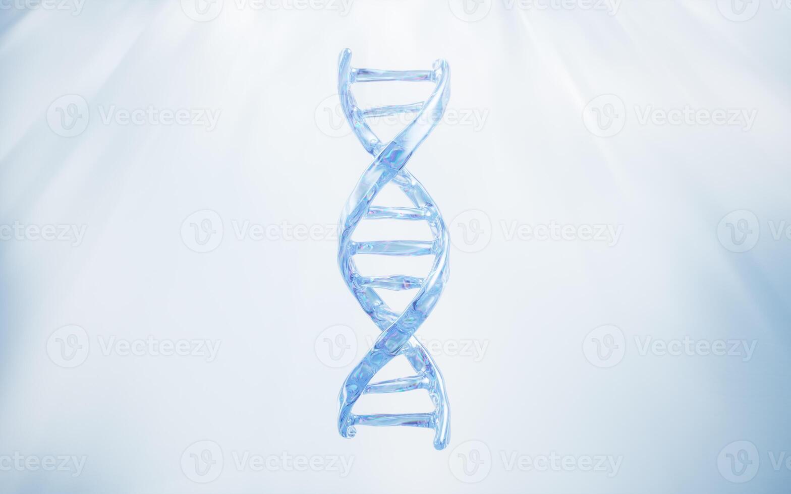 DNA with biological concept, 3d rendering. photo