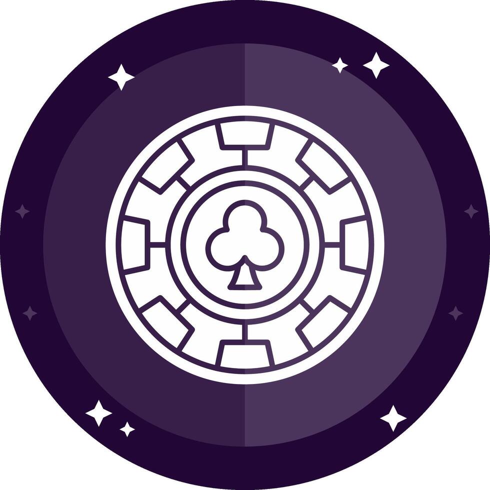 Chip Solid badges Icon vector
