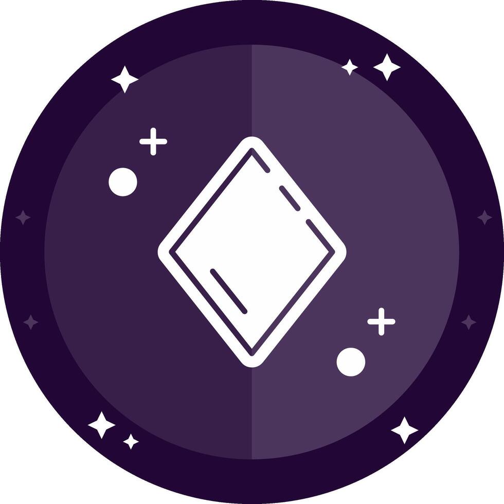 Diamonds Solid badges Icon vector