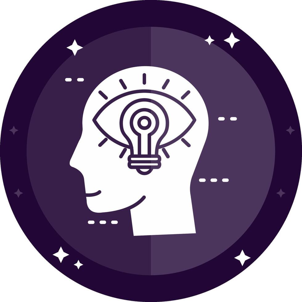 Visualization Solid badges Icon vector