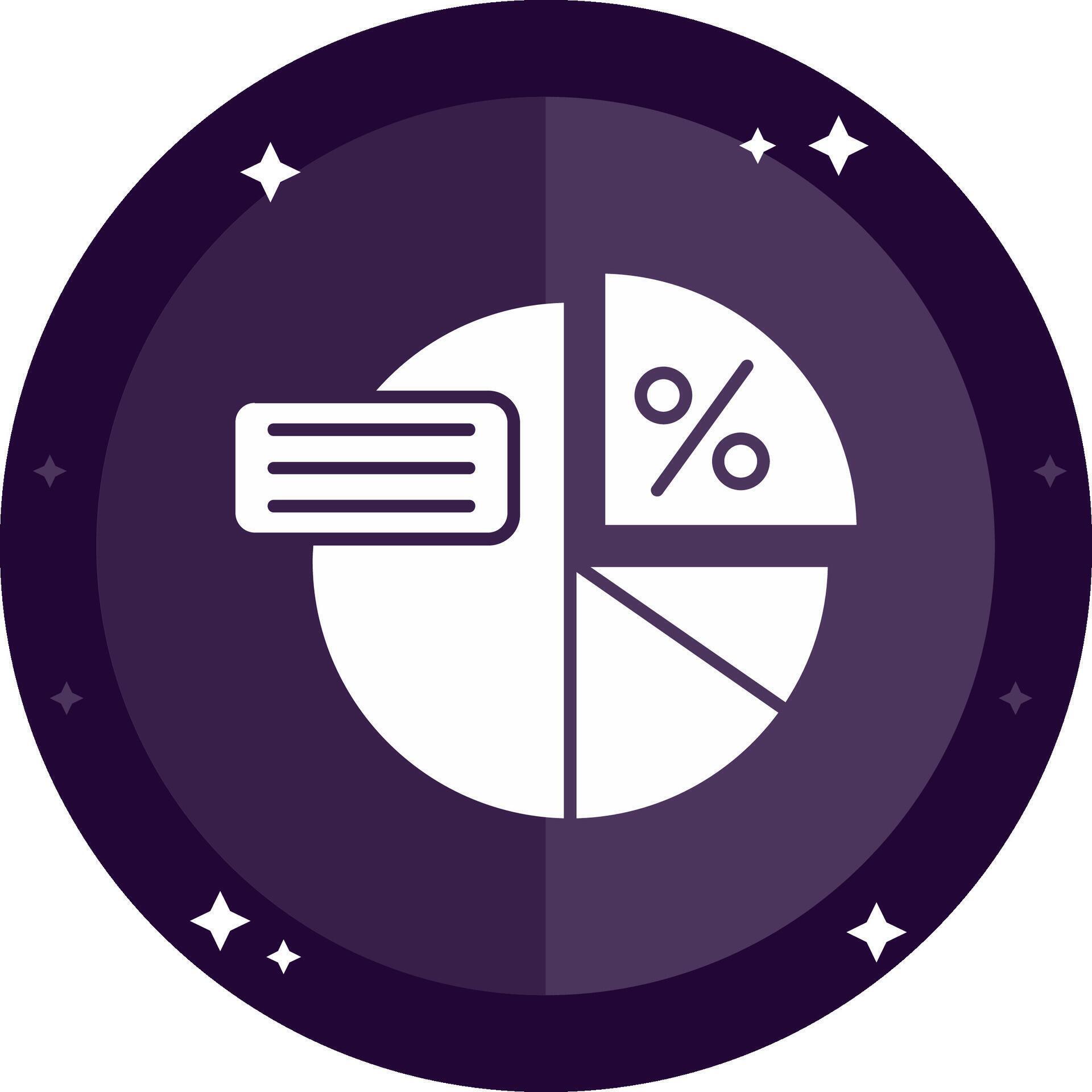 Pie graph Solid badges Icon 38540167 Vector Art at Vecteezy