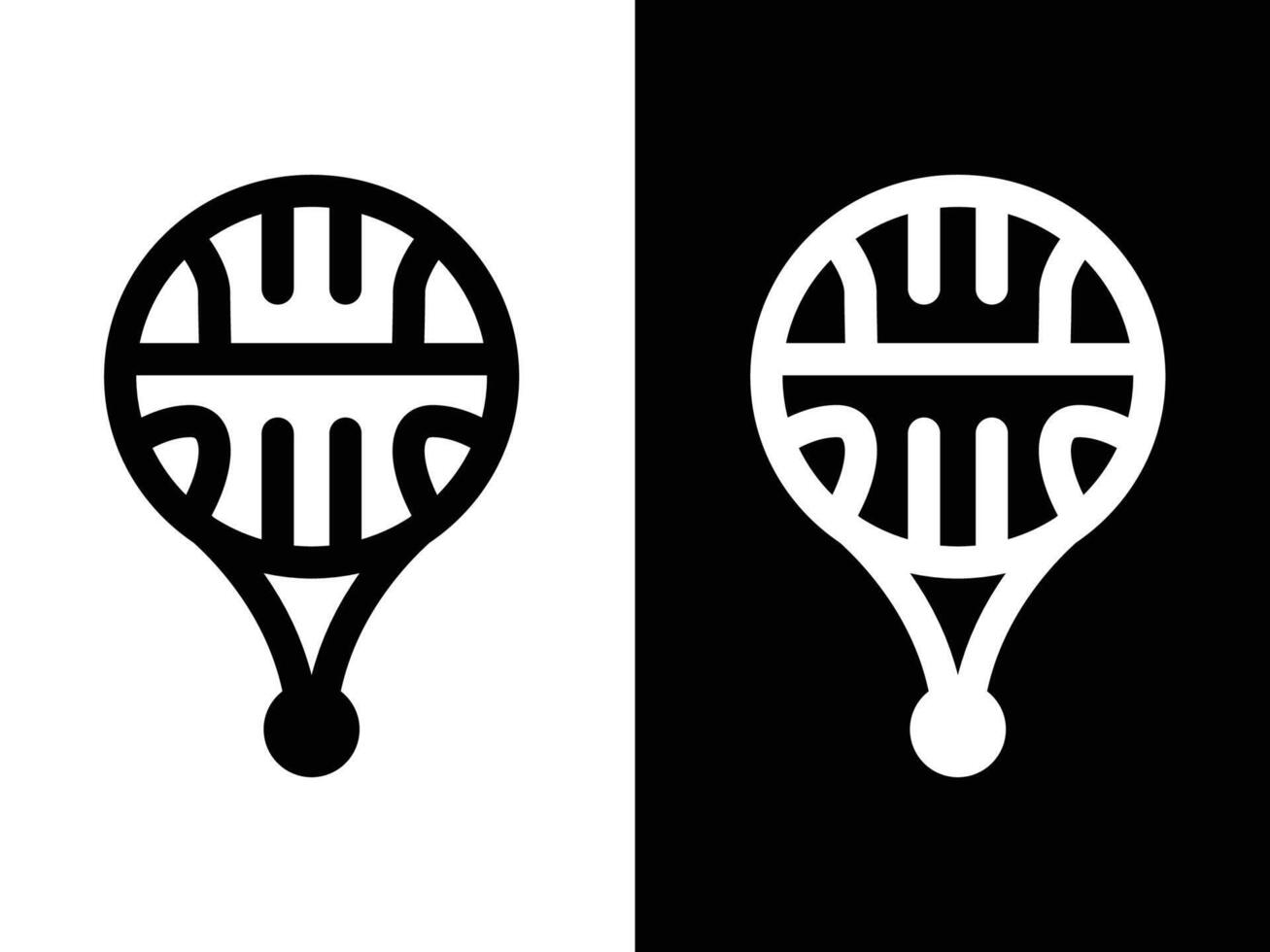 Padel Tennis Logo vector