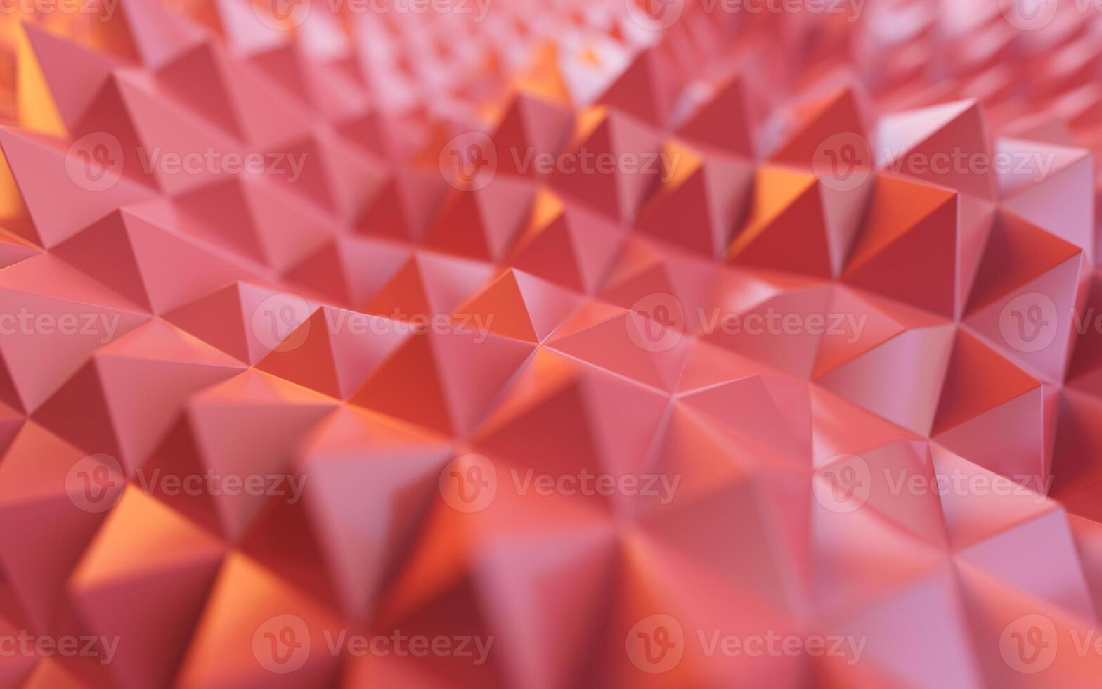 Triangle shape sound-absorbing cotton background, 3d rendering. photo