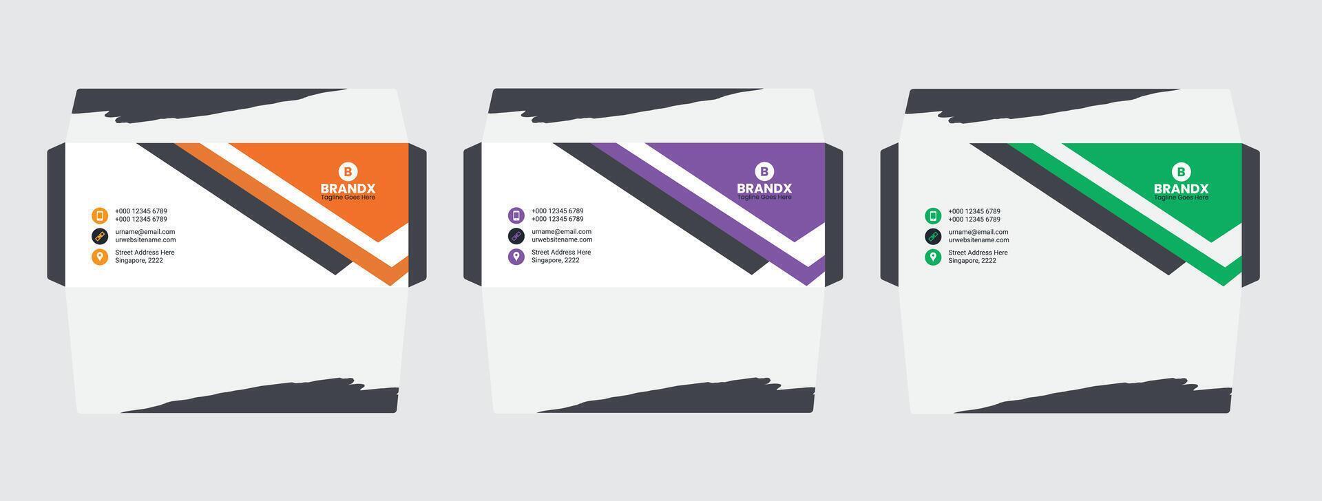 Corporate Envelope Design vector