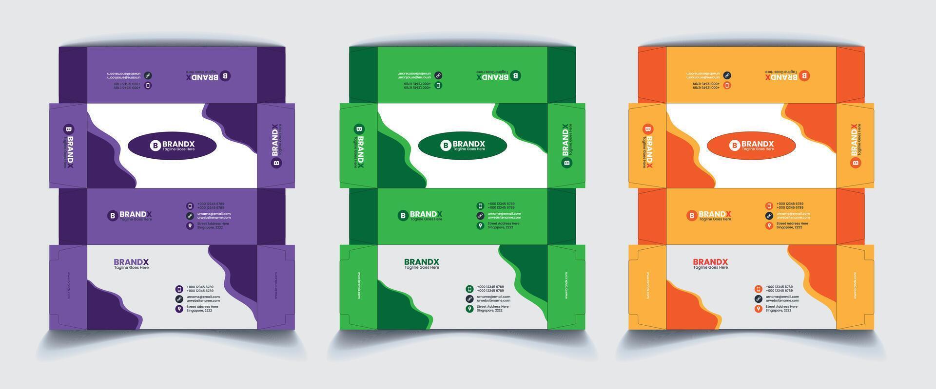 Tissue Box Design vector