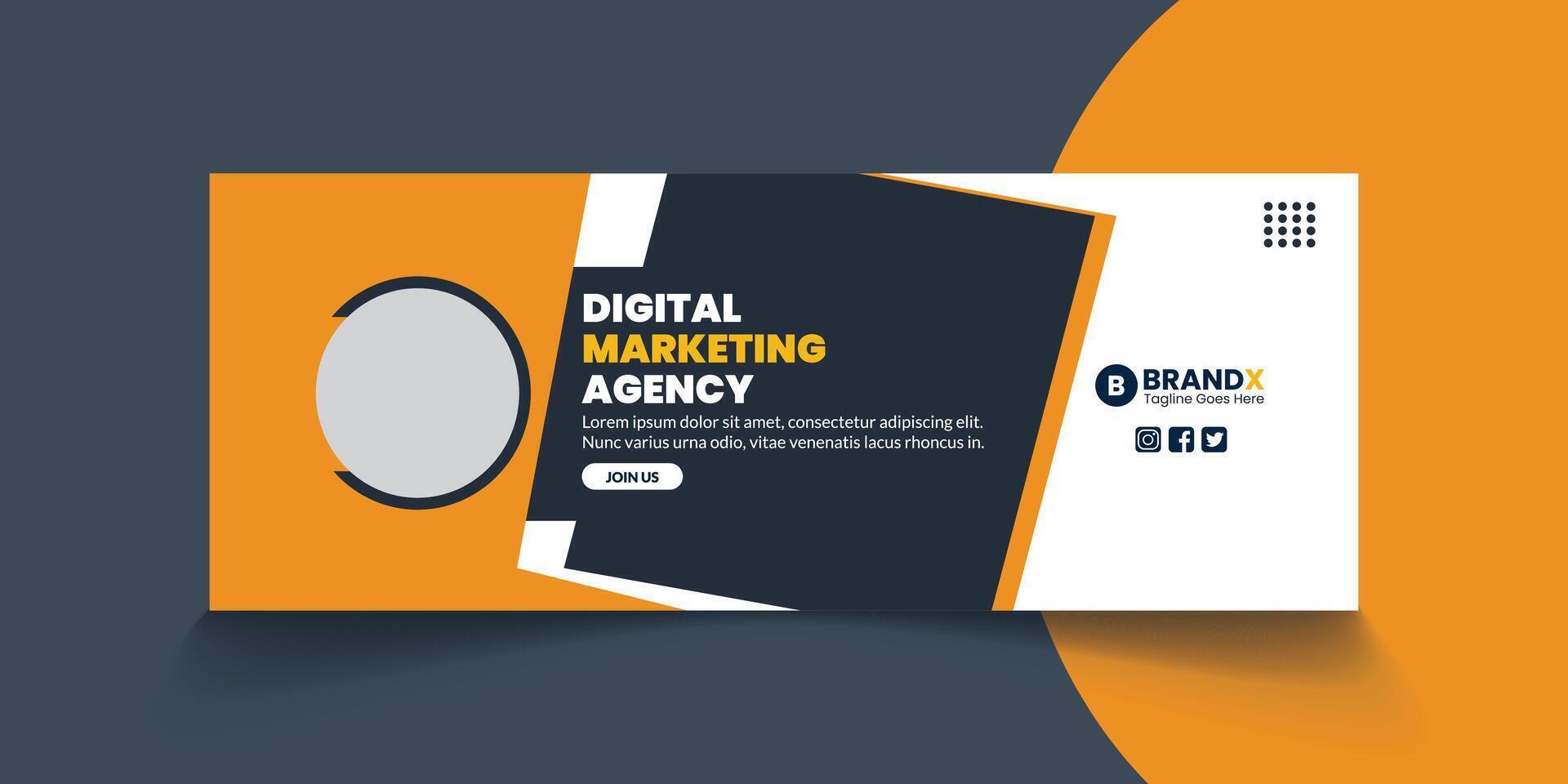 Facebook Cover Design vector