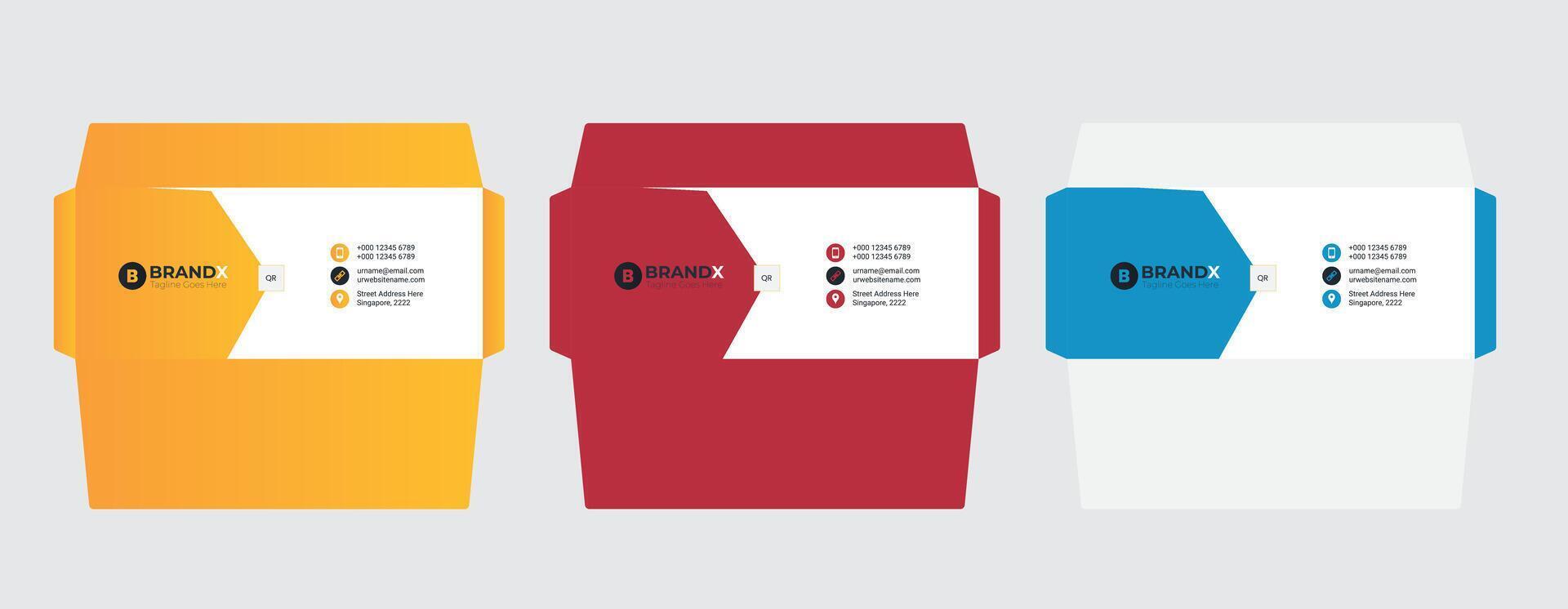 Corporate Envelope Design vector