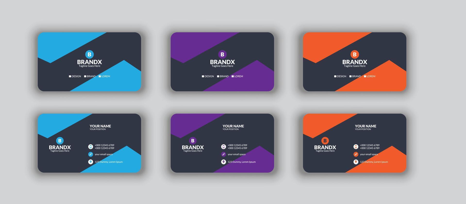 Business Card D vector