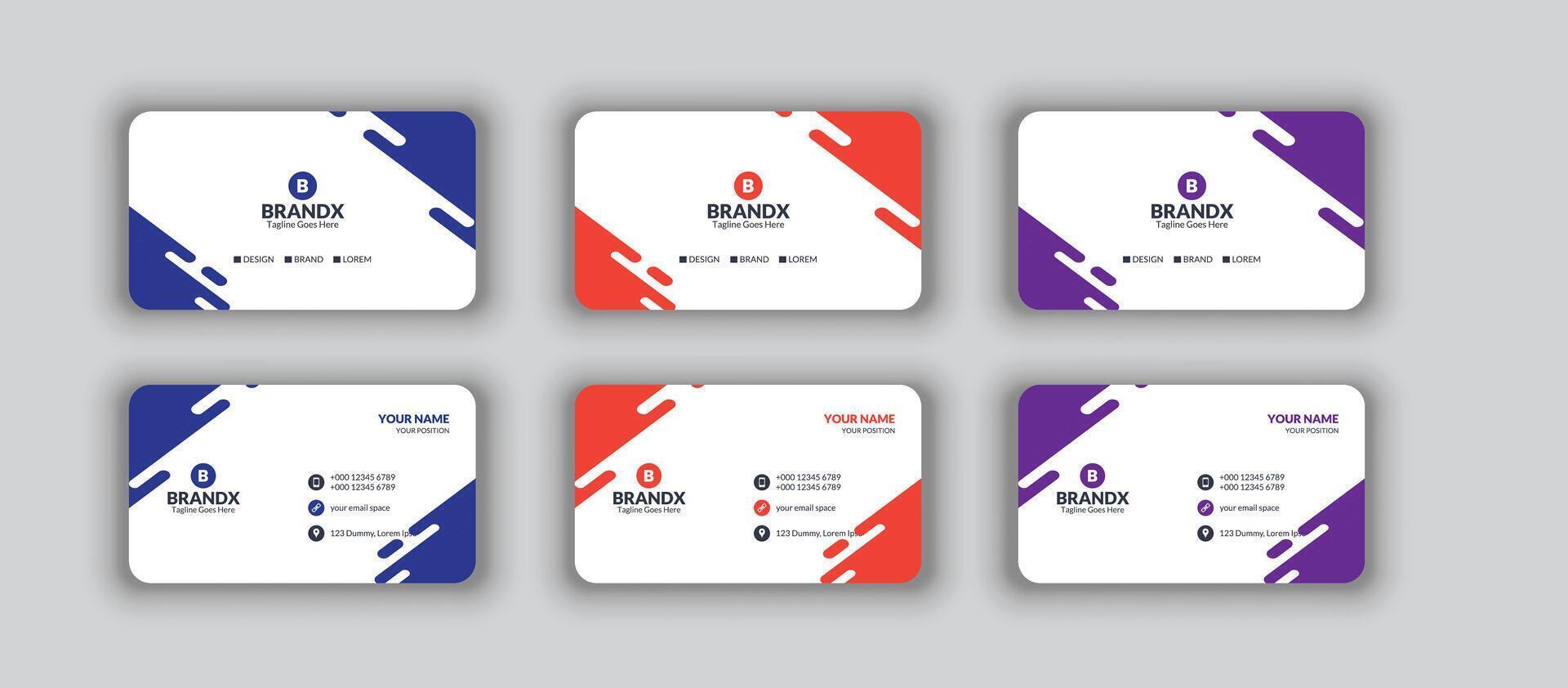 Business Card D vector