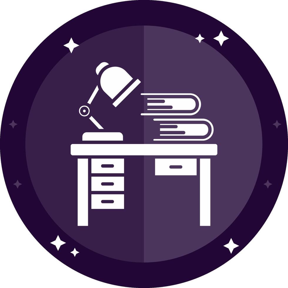 Workspace Solid badges Icon vector